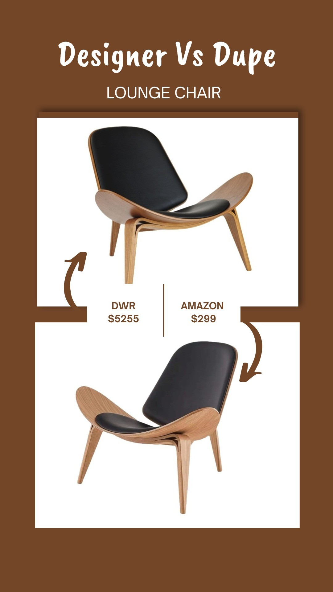 DESIGN WITHIN REACH VS AMAZON LOUNGE CHAIR

#LTKHome #LTKSaleAlert #LTKU