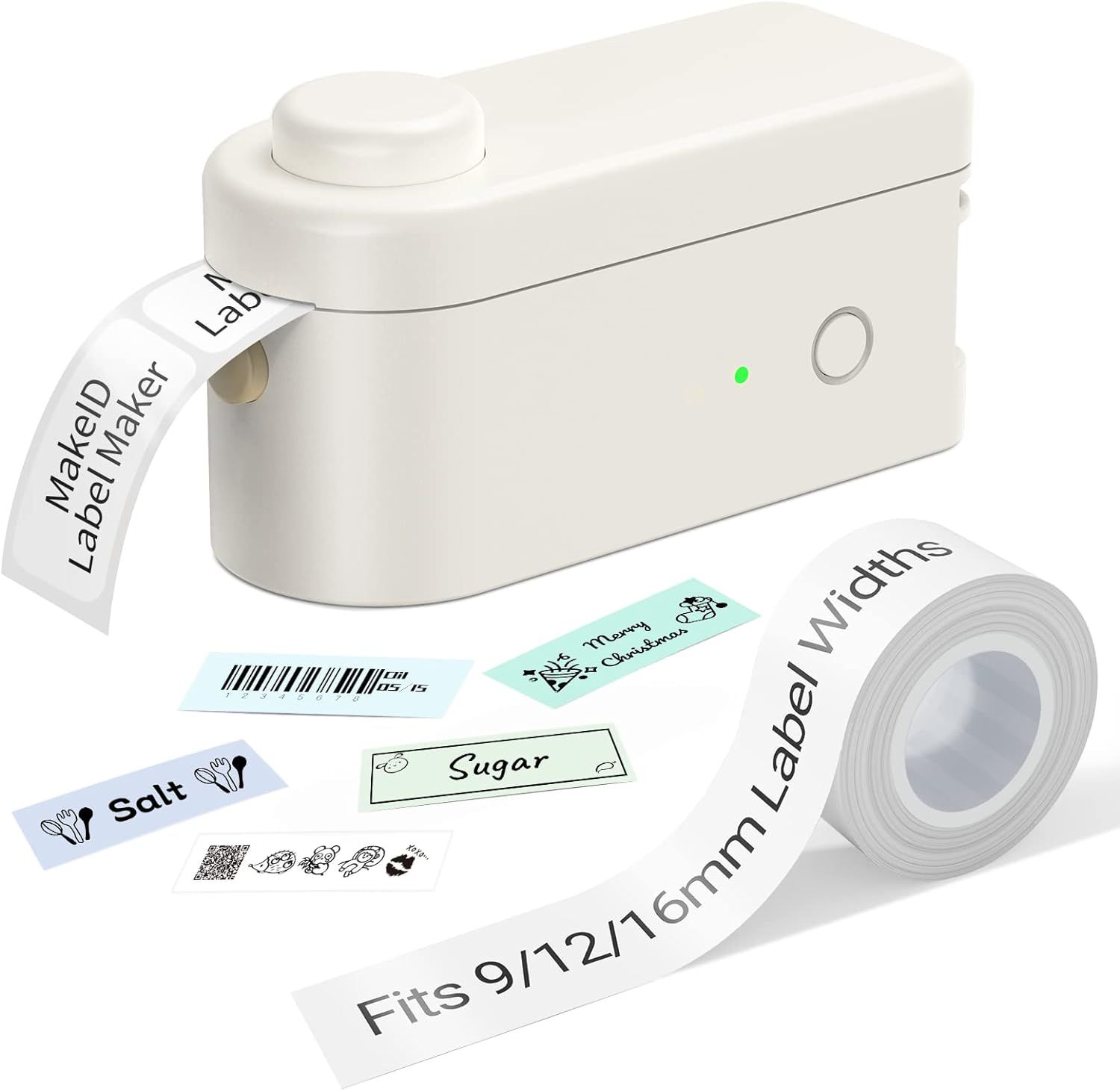 Makeid Label Maker Machine with Tape, Portable & Rechargeable Label Makers Built-in Cutter Inkles... | Amazon (US)