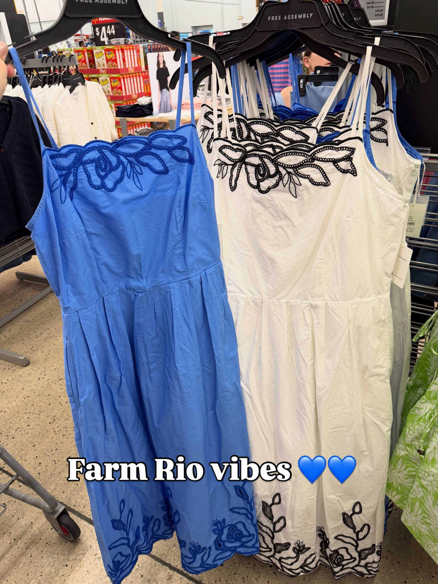 So many beautiful dresses to choose from at walmart right now! The embroidery on these is darling. #walmartfashion