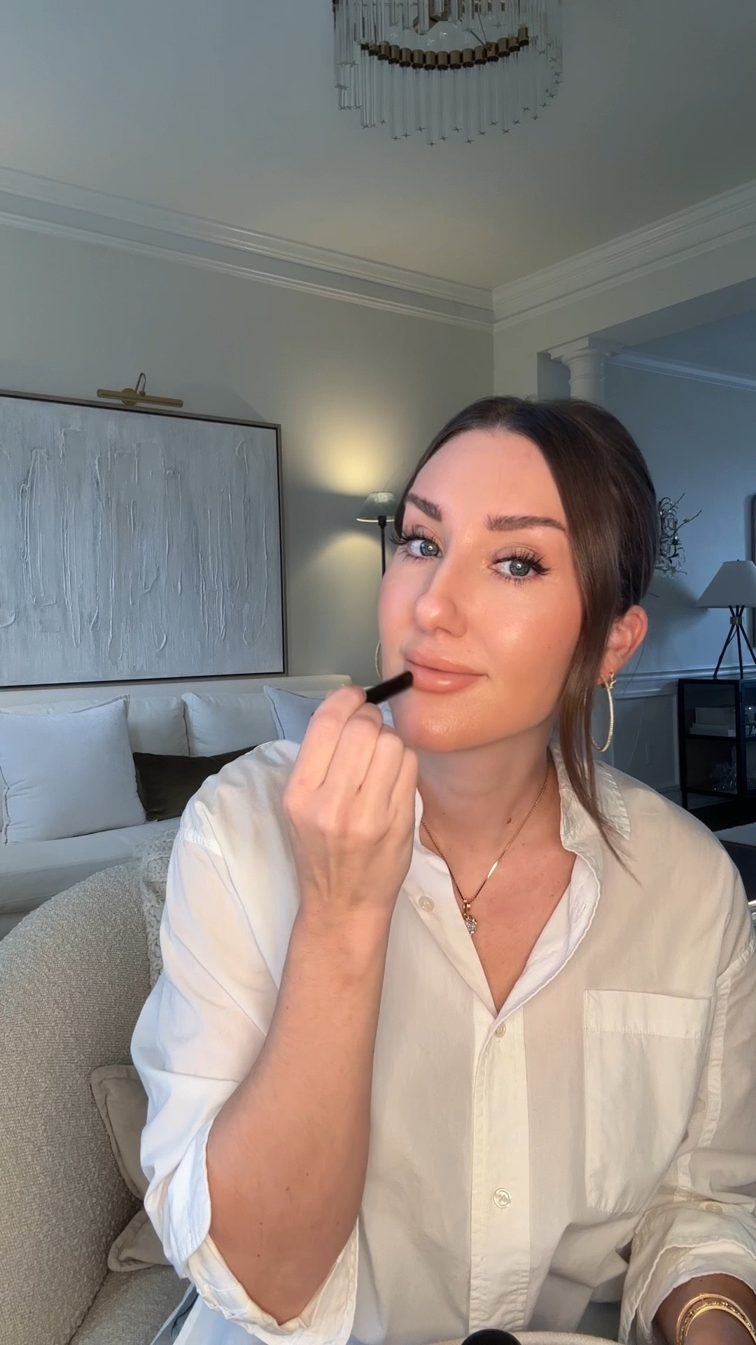 #NordstromPartner @nordstrombeauty 💕 the PERFECT simple nude lip combo 💕 no gloss required. 😎
Liner shade 01
Lipstick in Smile 
Foundation shade 4.5
Eyeshadow stick in caramel
Eyeshadow in dawn reflection 

#LTKBeauty