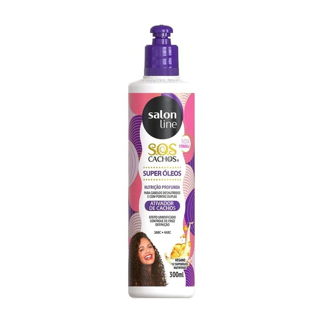 ATIVADOR DE CACHOS SOS CACHOS SUPER ÓLEOS SALON LINE 300ML | Drogasil (BR)