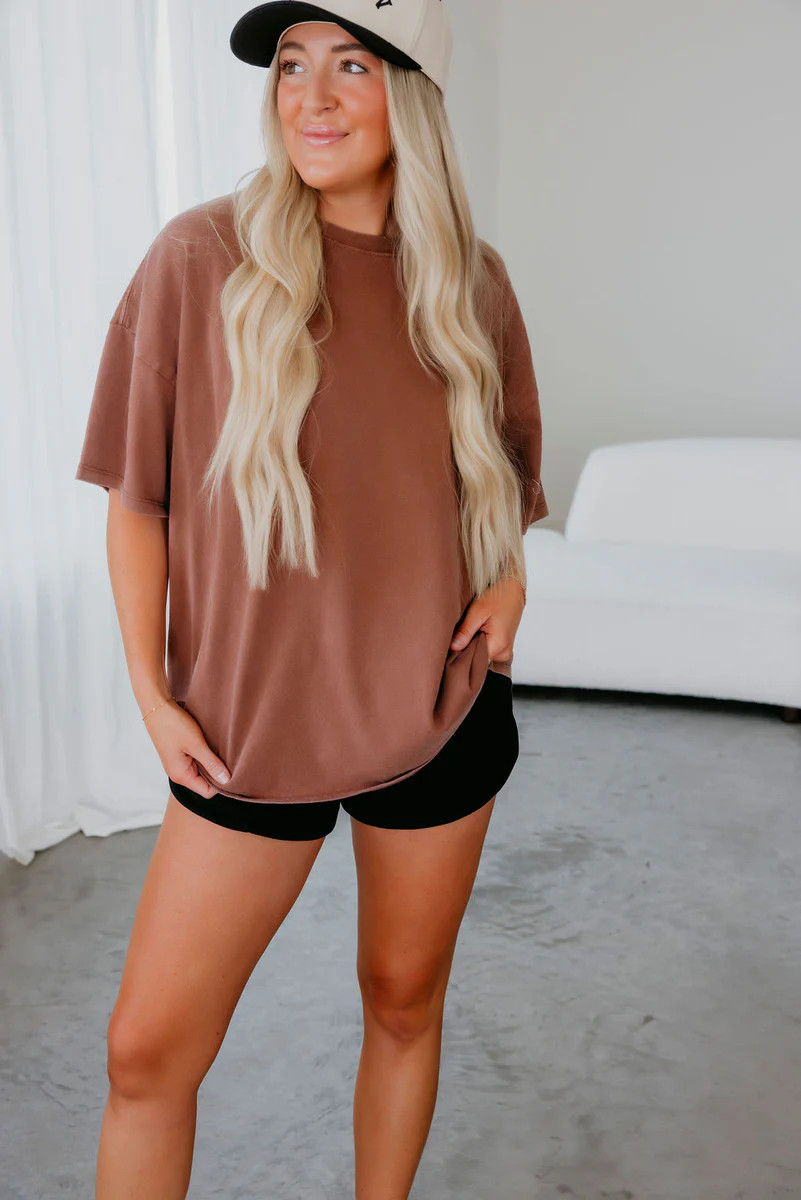 Maria Mineral Wash Tee | Lauriebelles