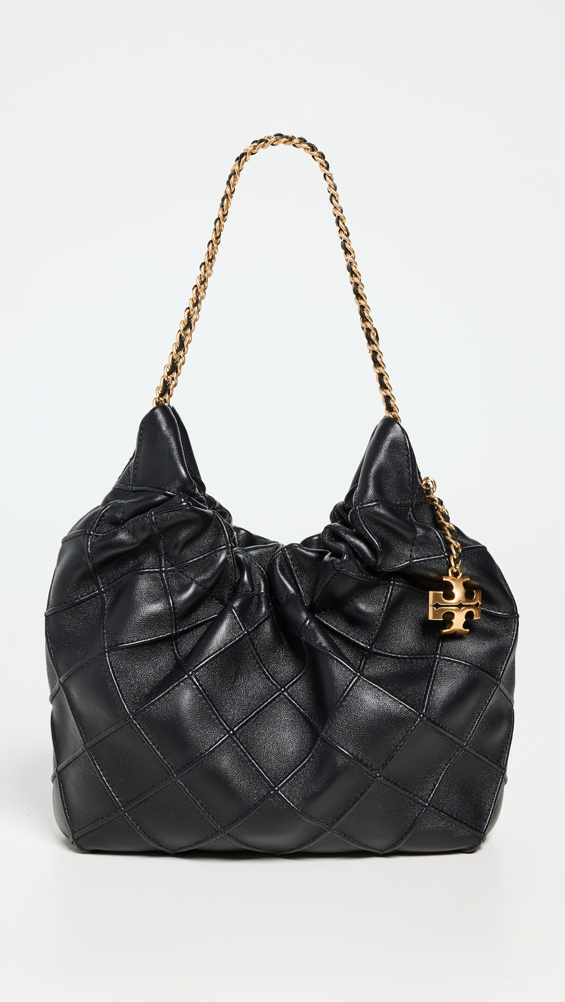 Tory Burch Fleming Mini Hobo Bag Black One Size | Shopbop