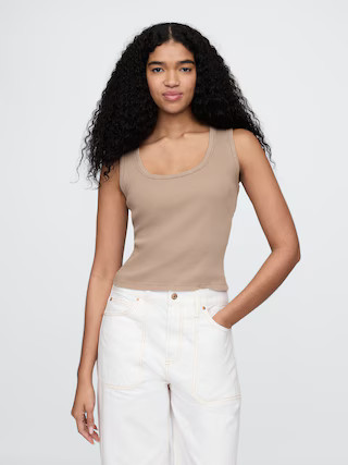 Rib Scoop Tank Top | Gap (US)