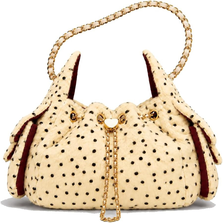 hibear Quilted Classic Chain Shoulder Bag Suede Tote Bag Chic Crumpled Handbag for Travel/Work De... | Amazon (US)