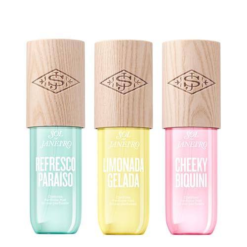 Sol de Janeiro Limited Edition Hair & Body Perfume Mist Trio - 90mL/3.0 fl oz. | Amazon (US)
