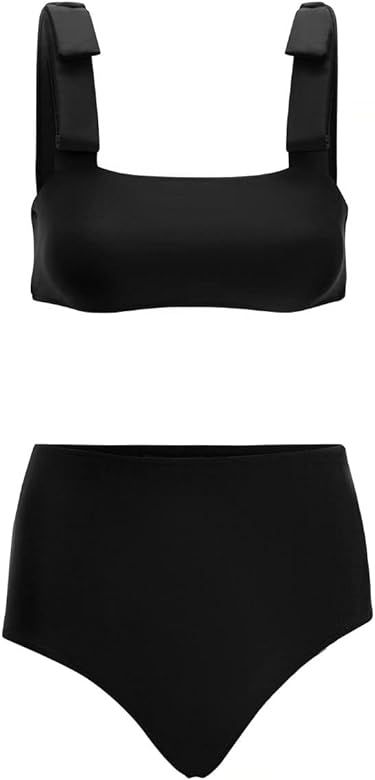 Solid Hot Pants Bikini | Amazon (US)