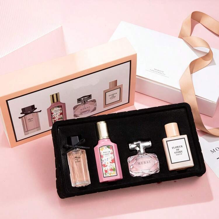 Perfume For Women/Men,3/4 Set Parfum,Women's Perfume,Perfumes De Mujer, Perfume Feminino,Body Splash,Sweet Floral Note,Mini Fragrance Splash Mist,Travel Size | SHEIN
