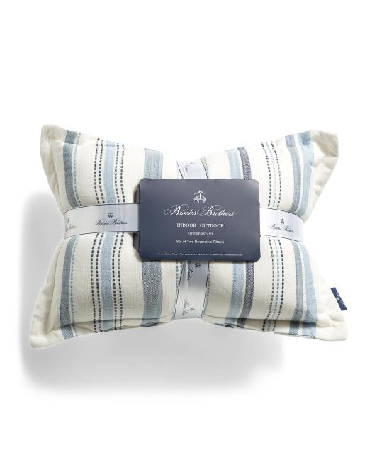 2pk 14x20 Striped Lumbar Pillows | TJ Maxx