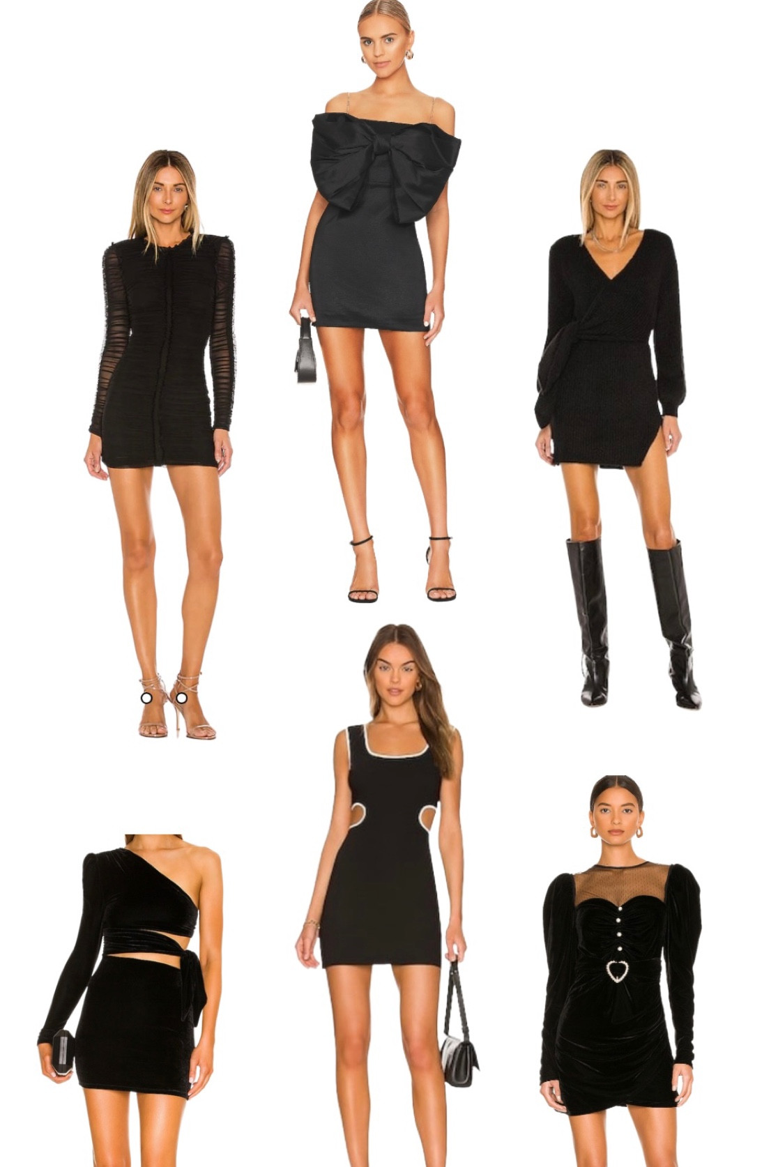 Revolve black mini dresses!

#LTKfit #LTKstyletip #LTKHoliday