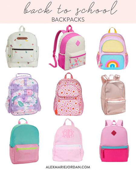 Back to school shopping, new backpacks for the school year. Girl edition! 

#LTKfamily #LTKkids #LTKBacktoSchool