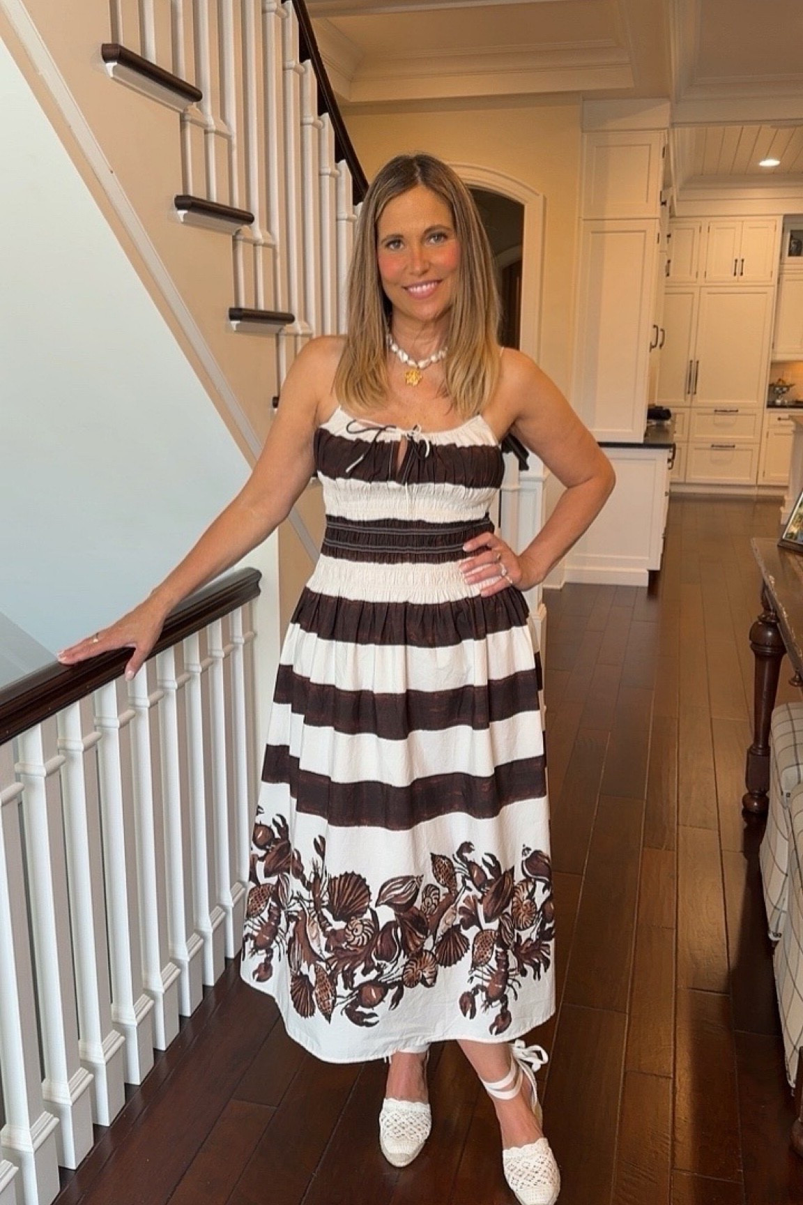 This dress feels like the kind of piece you pack first for a summer trip. The colors are so pretty, and we love it styled with a cardigan, sandals, or a small heel depending on where you’re headed. Perfect for dinner, vacation, church, or any warm-weather plans.

#LTKootd #LTKgrwm #LTKdayinmylife