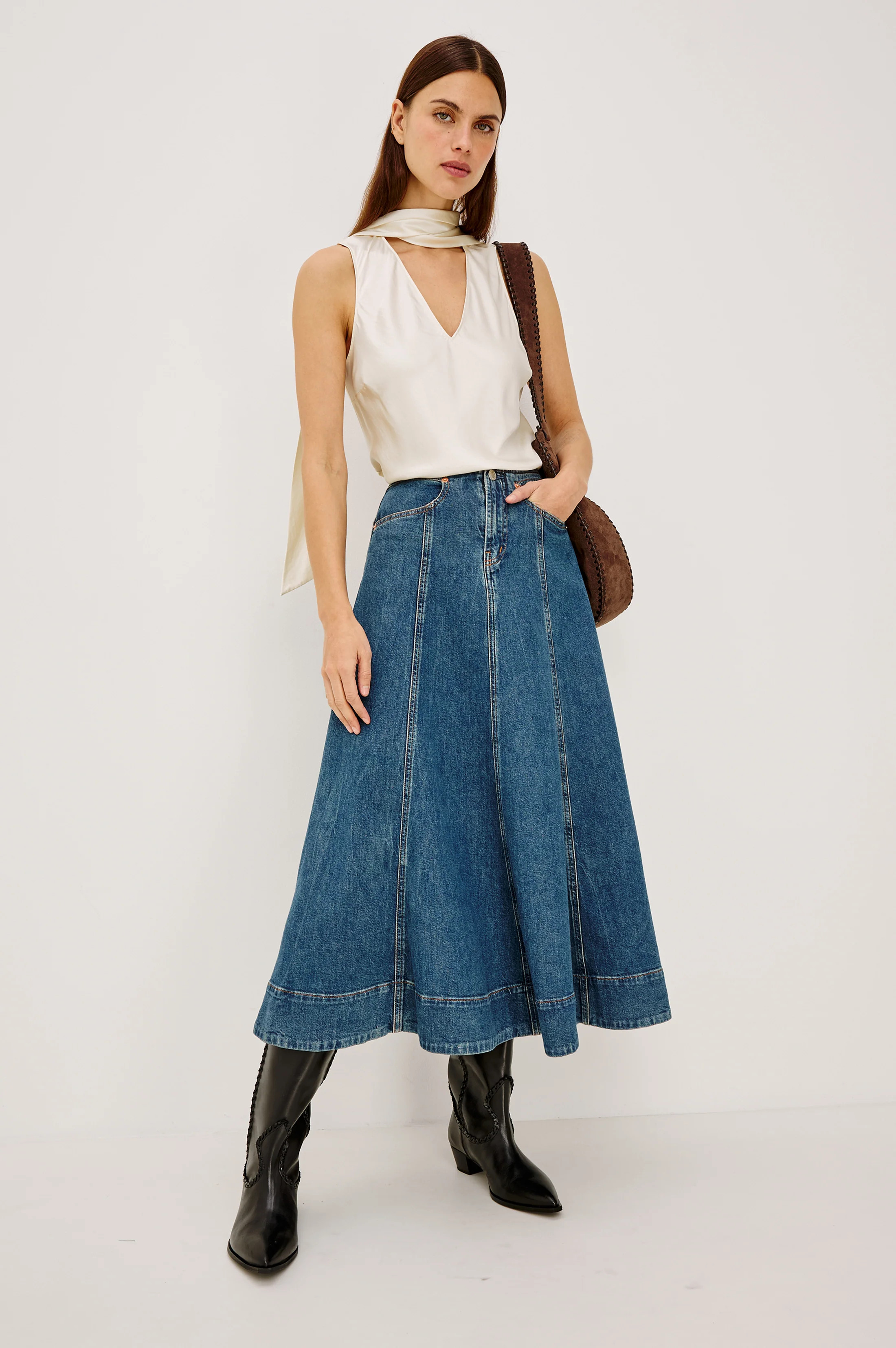 VICENTE SKIRT - MEADOWBROOK - 28 | Rails