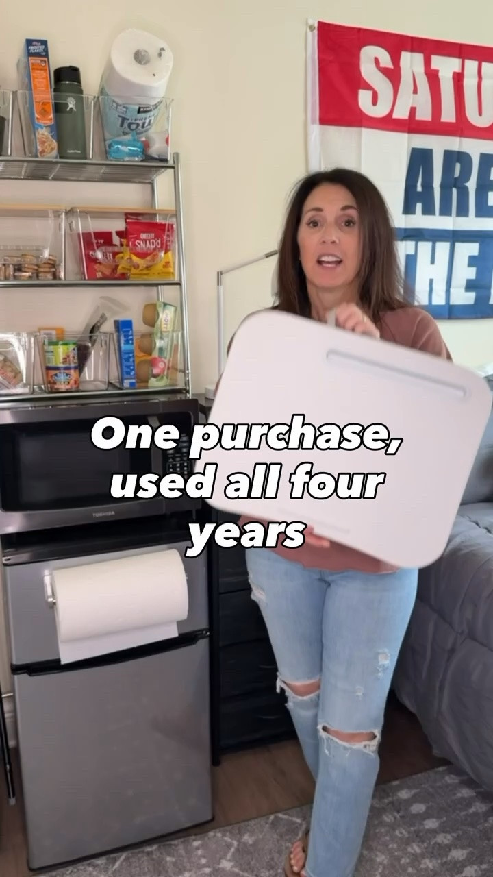 Turn any bed into a study spot. This lap desk gives college students a sturdy surface for studying, taking notes, or using a laptop without being stuck at a desk. Lightweight, comfortable, and one of those dorm essentials they'll use every day. Lap desk, dorm study essentials, college dorm must-haves, dorm room ideas, laptop desk, college organization.

#LTKU #LTKHome