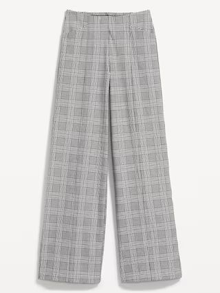 High-Waisted Pixie Pull-On Wide-Leg Pants | Old Navy (US)