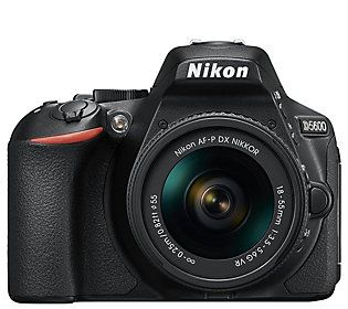 Nikon D5600 24.2MP DSLR Camera with 18-55mm Len s | QVC