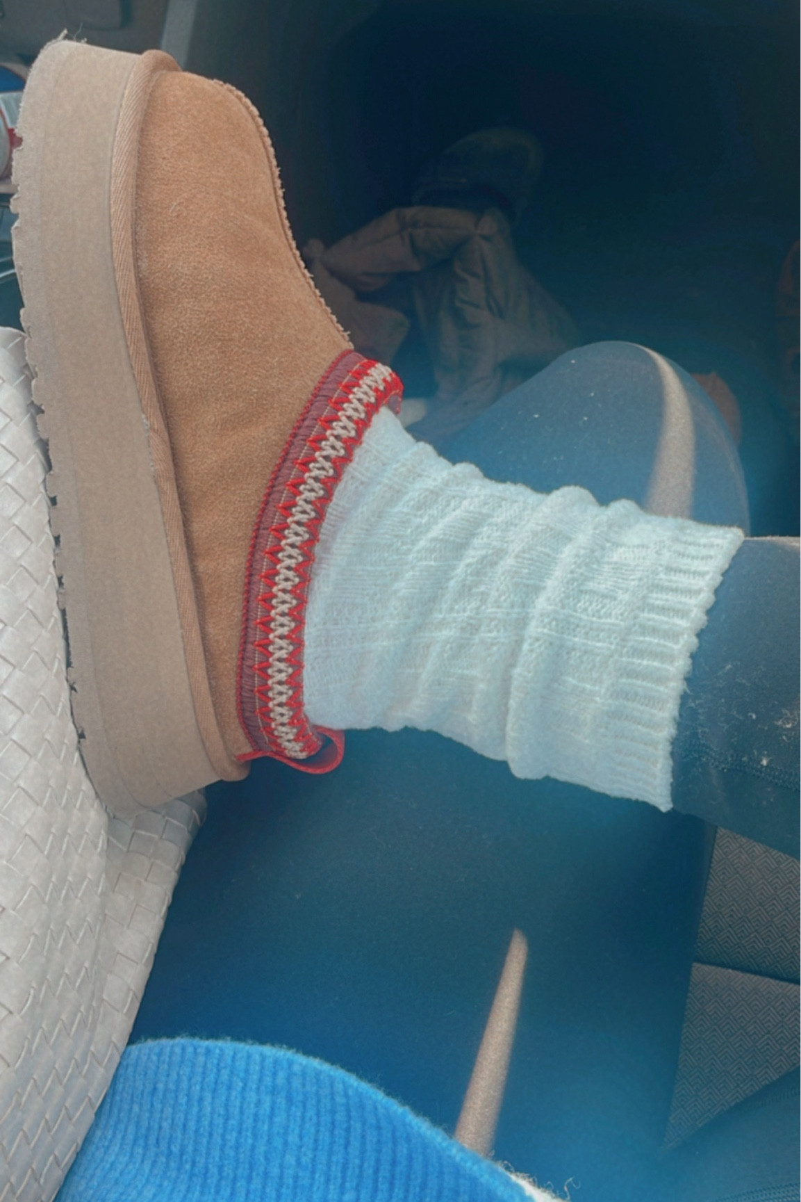 Comfy socks, winter socks, aerie socks, Uggs tazz platforms 

#LTKCyberWeek #LTKshoecrush