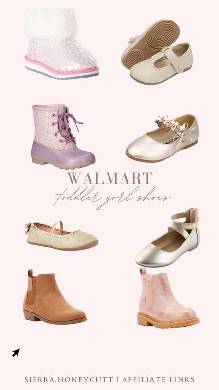 Walmart, toddler shoes, boots, ballet flats, booties, affordable Walmart fashion toddler girl 

#LTKkids #LTKSeasonal #LTKbaby