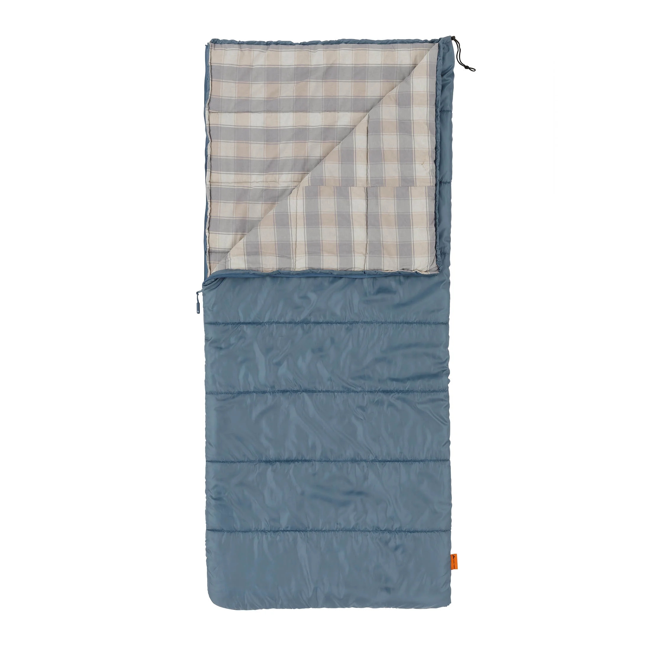 Ozark Trail 50F Flannel Lined Rectangle Adult Sleeping Bag - Blue (75" x 33") | Walmart (US)