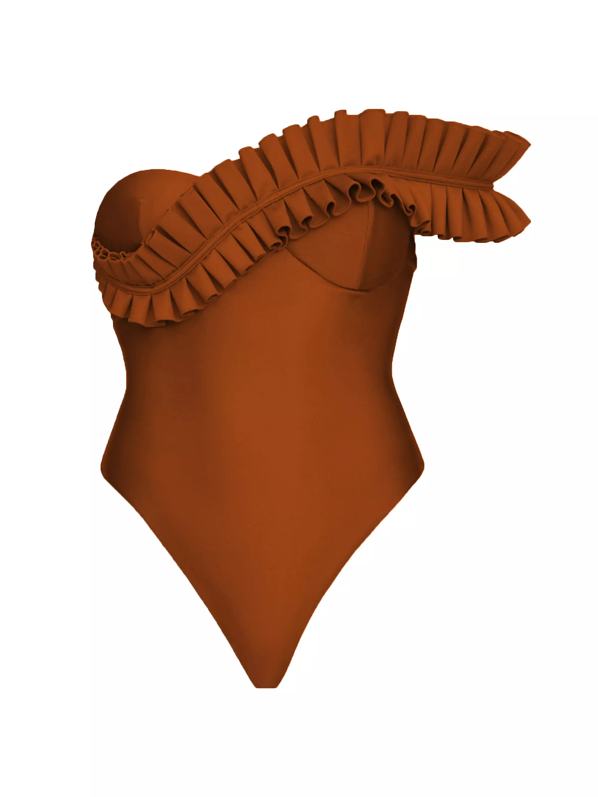 Nisi Ruffled One-Piece Swimsuit | Saks Fifth Avenue