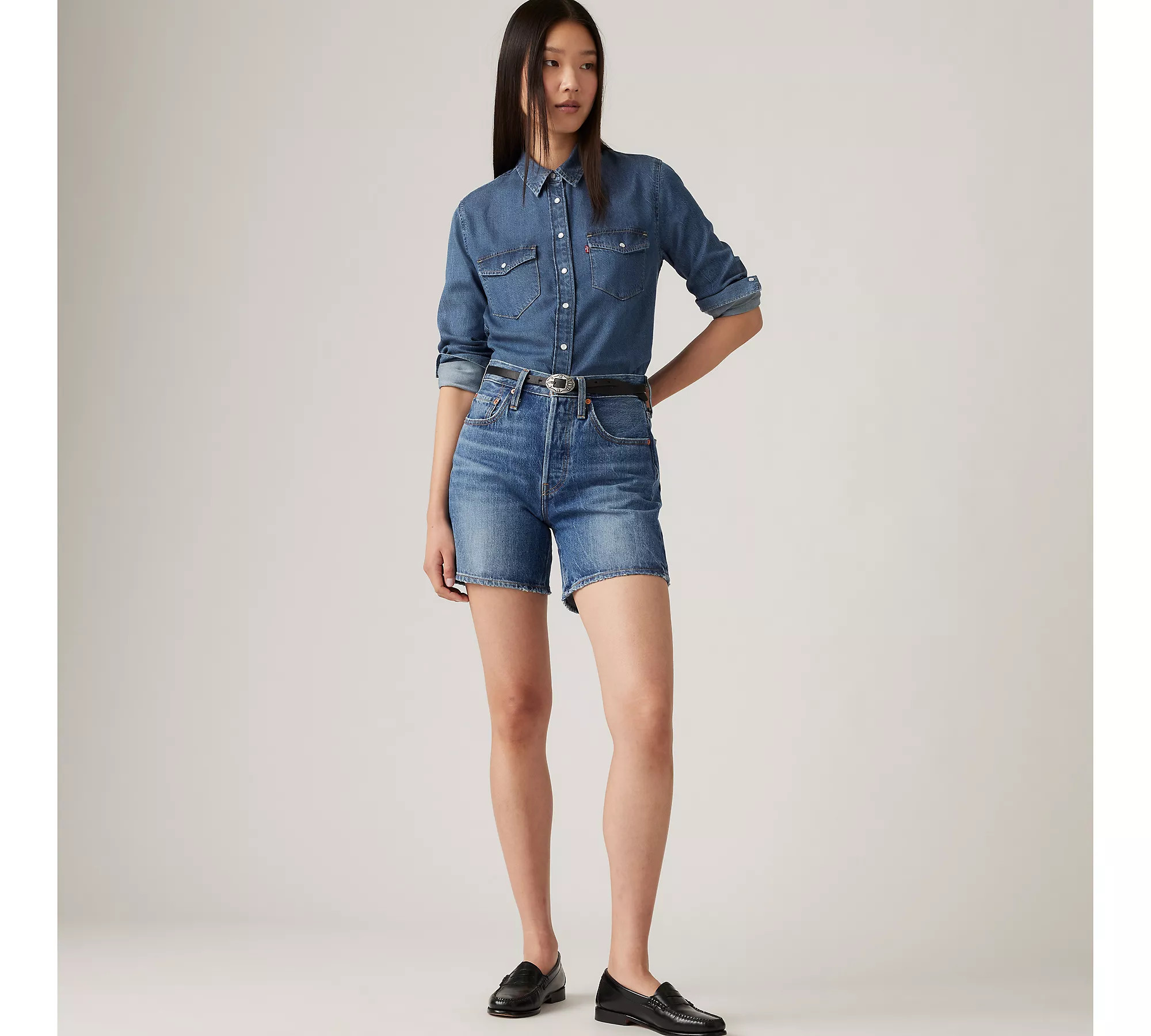 501® Mid Thigh Women's Shorts | LEVI'S (US)