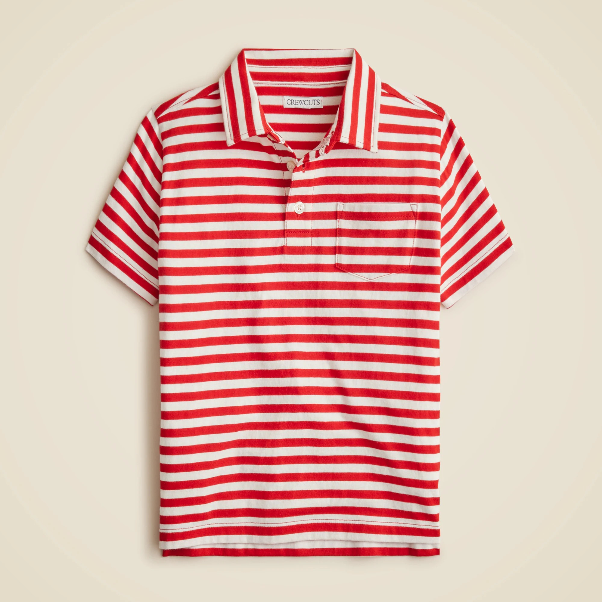 Kids' short-sleeve polo shirt in stripe | J. Crew US