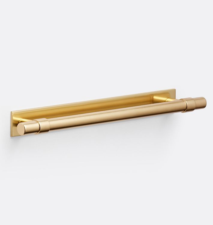 Sommerville Drawer Pull with Rectangle Backplate | Rejuvenation