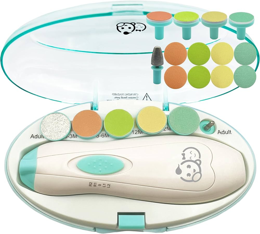 Baby Nail Clippers 20 in 1 by Royal Angels | Safe Electric Baby Nail Trimmer, Baby Nail File Kit,... | Amazon (US)
