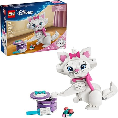 LEGO Disney The Aristocats Adorable Marie Toy Building Set - Bedroom or Desk Decor for Girls & Bo... | Amazon (US)