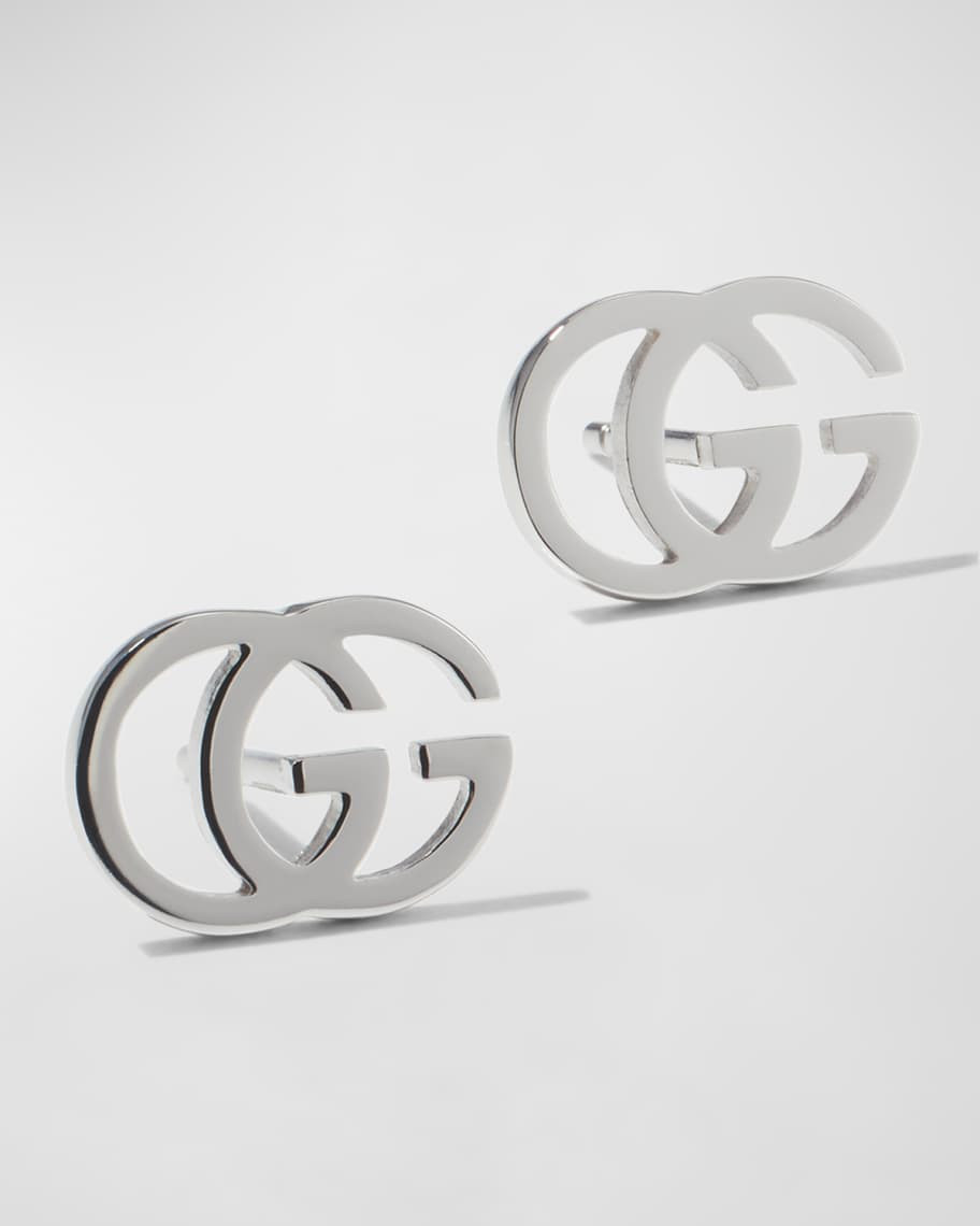 Gucci 18K Gold Running G Stud Earrings | Neiman Marcus
