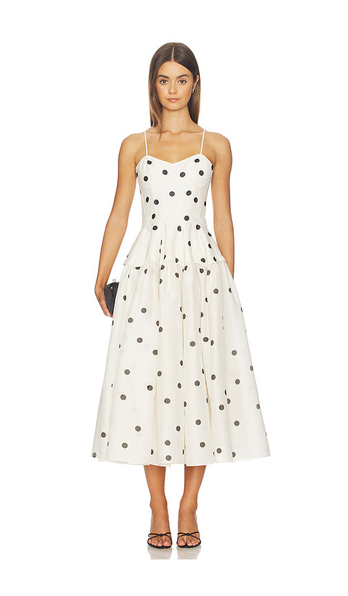 Alexis Parma Dress in Ivory & Black. Size S | Revolve Clothing (Global)