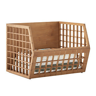 The Container Store® Shoji Stacking Bin Kocha Brown | The Container Store