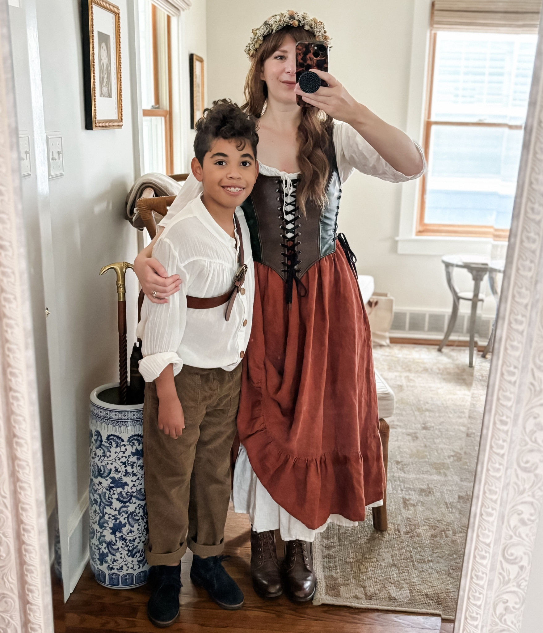 A renaissance or Outlander mommy and me Halloween costume idea! For reference: I’m 5’4”, 4/6, S/M and my son is 10 and a kids 10/11, M/L  

#LTKkids #LTKSeasonal #LTKHalloween