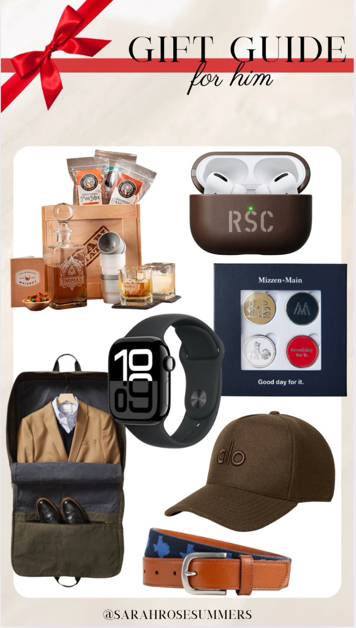 Gift guide for him. Personalized items, hats, golf markers, travel accessories, and more 

#LTKMens #LTKTravel #LTKGiftGuide