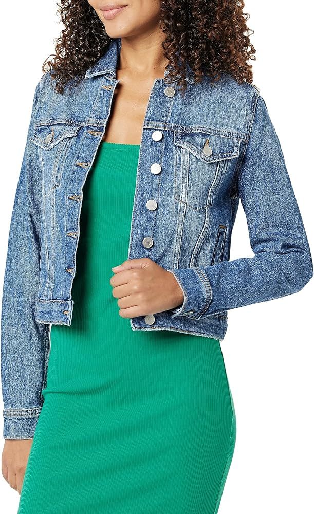 The Drop Women's Jai Cropped Denim Jacket | Amazon (US)