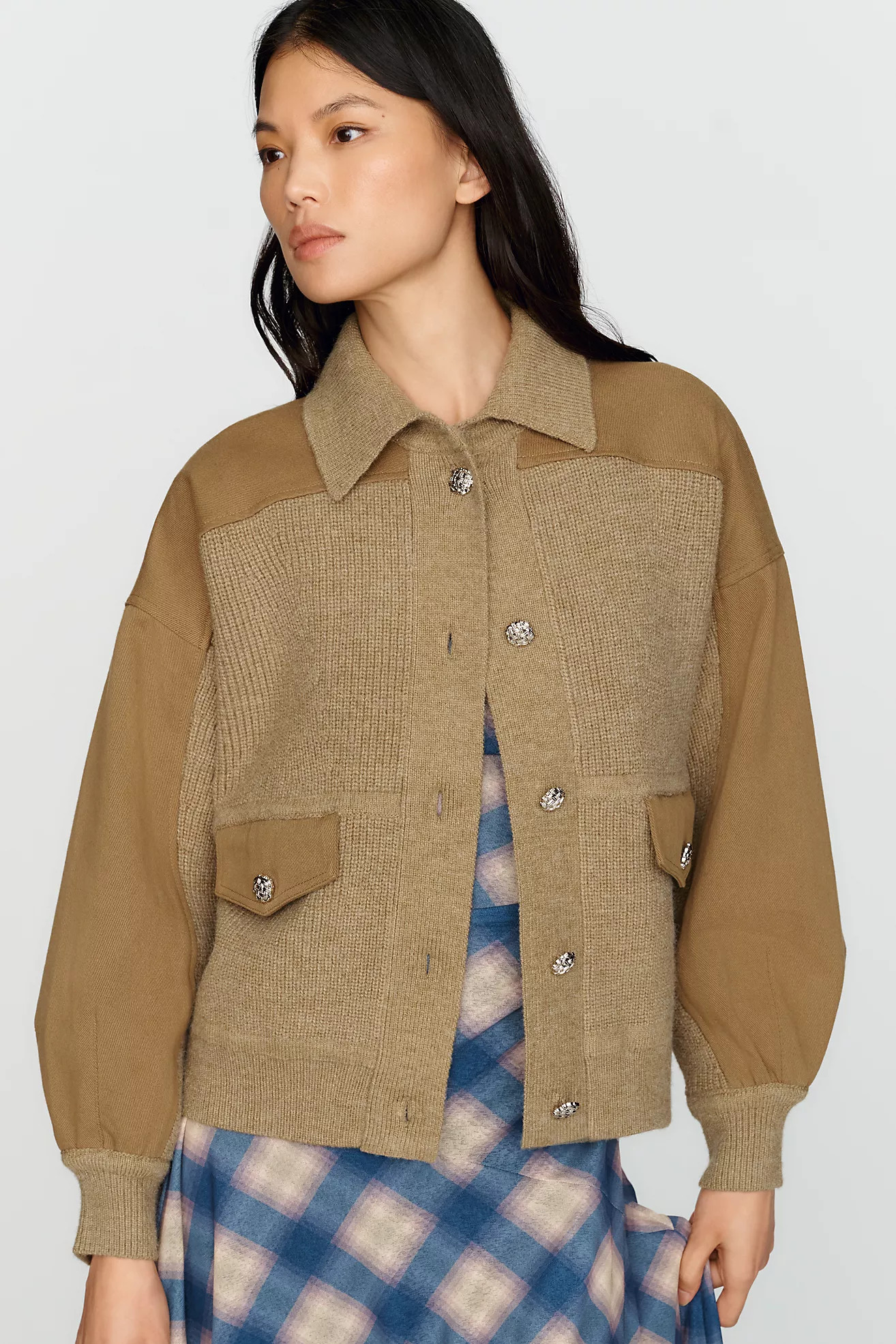 Mixed Cardigan Sweater | Anthropologie (US)