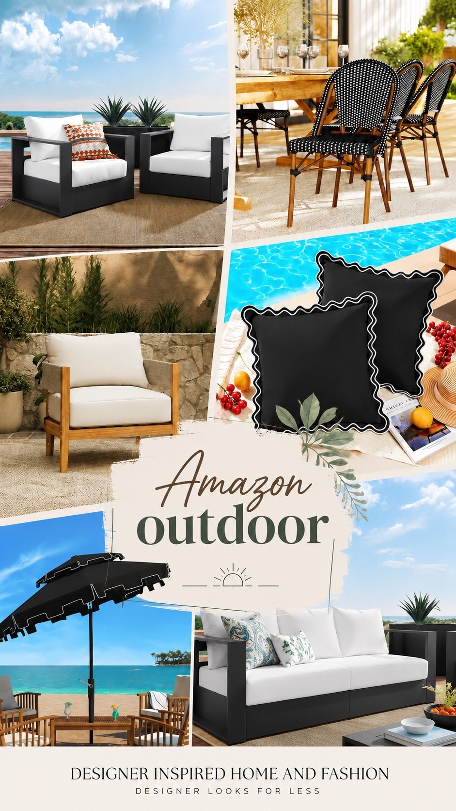 Amazon designer inspired patio furniture for less!

#LTKHome #LTKSeasonal
