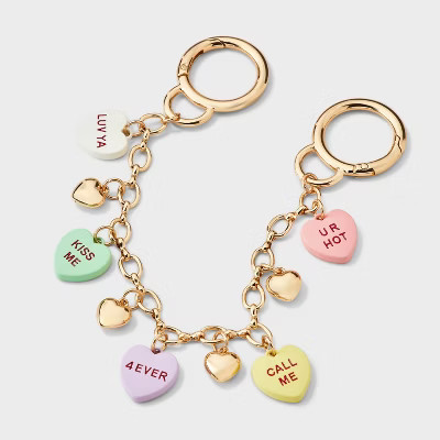 Conversation Heart Bag Charm - A New Day™ | Target