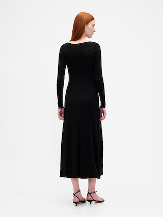 Lightweight CashSoft Rib Maxi Sweater Dress | Gap (US)