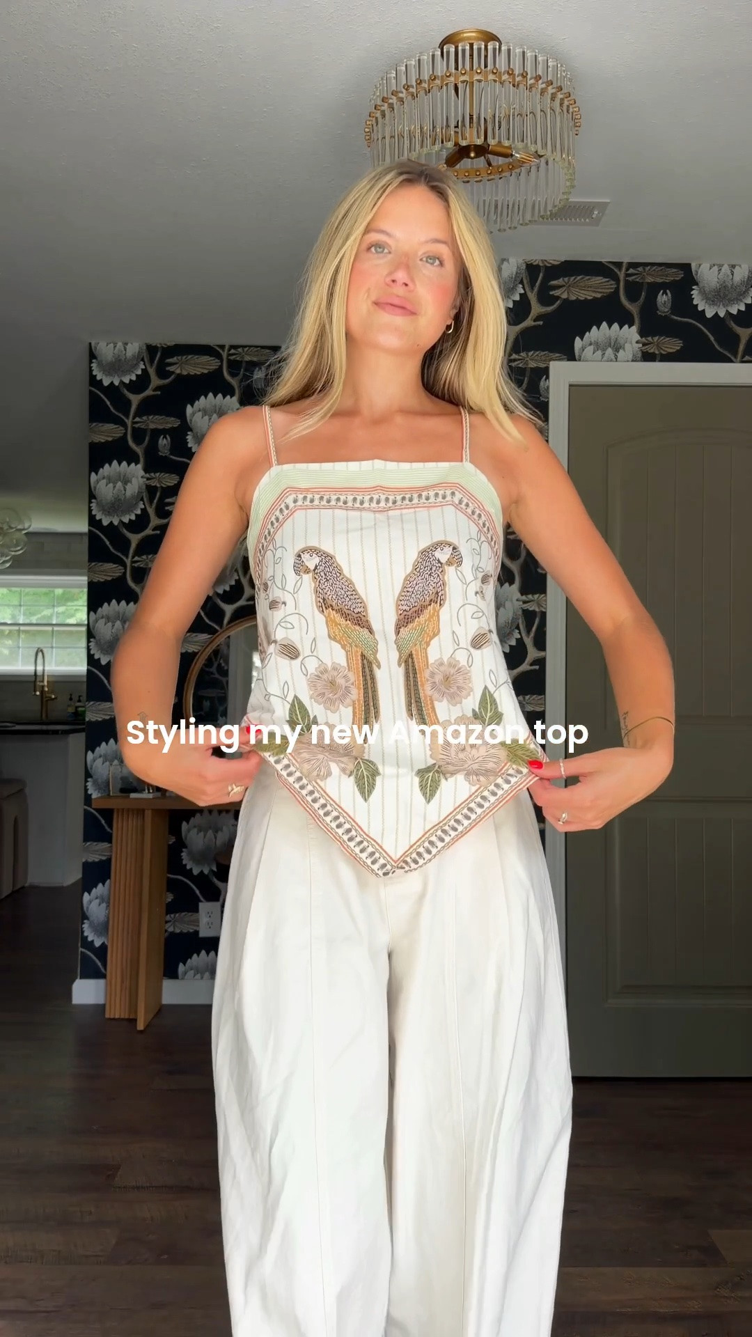 Farm Rio inspired, great details…. Ya’ll it is EIGHT DOLLARS. Floored. Taking to the beach this weekend! In a small! #amazon #tops #amazonfinds

#LTKootd