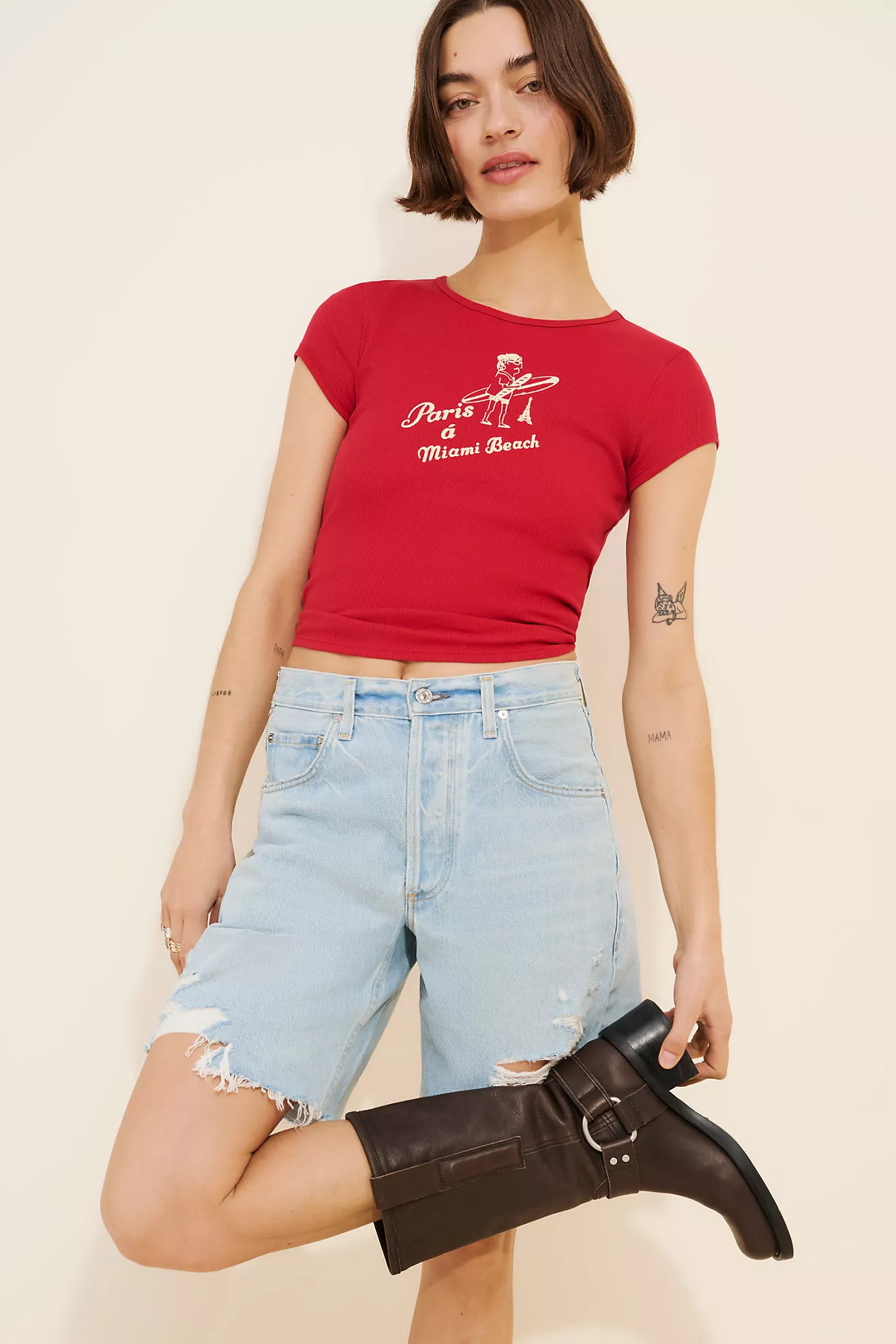Citizens of Humanity Ayla Denim Shorts | Anthropologie (US)