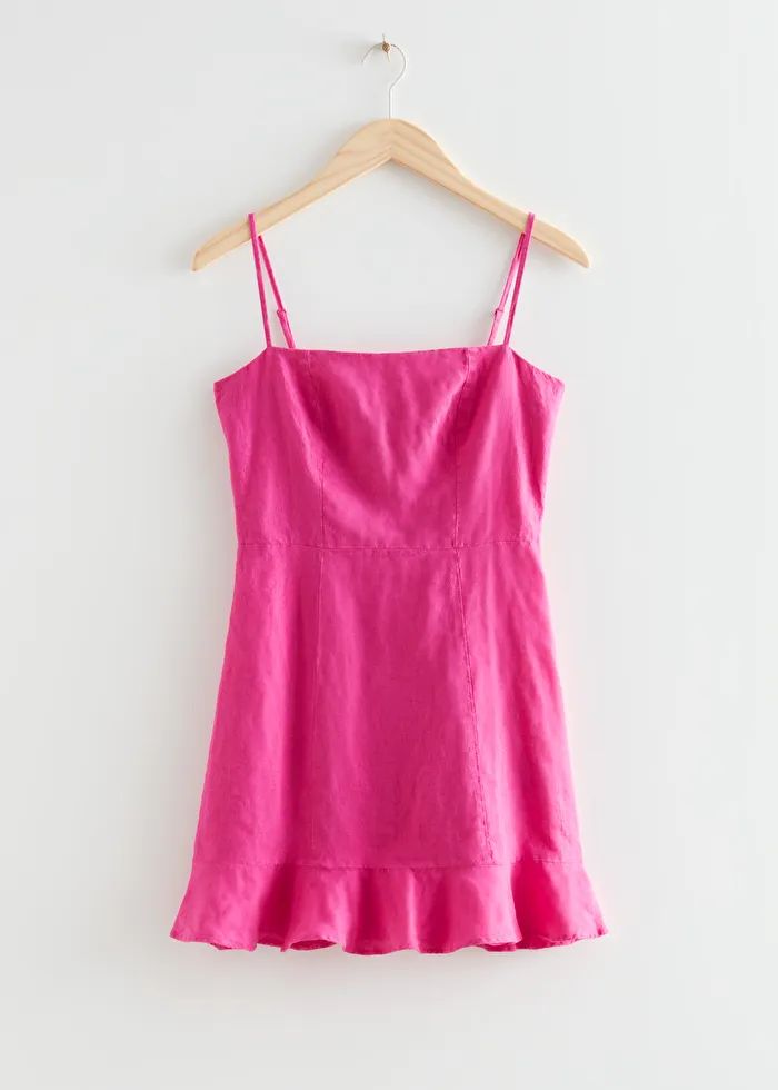 Ruffled Strappy Mini Dress | & Other Stories US