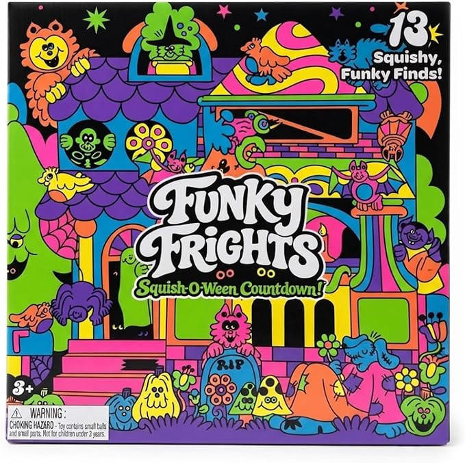 Funky Frights Halloween Advent Calendar 13 Days, Spooky Squishy Slow Rise Stress Relief Toys Coun... | Amazon (US)