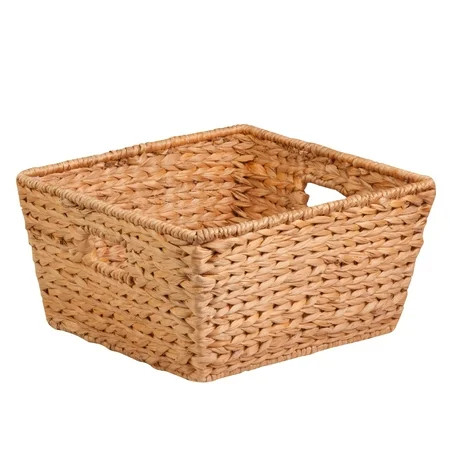 Honey Can Do Large Water Hyacinth Basket With Iron Frame, Brown | Walmart (US)