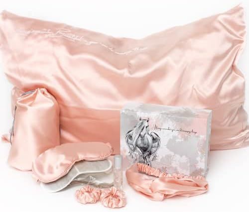 Accessories for Teen Girls - Gifts for Teenage Girls; Satin Pillowcase for Hair and Skin, Lavende... | Amazon (US)