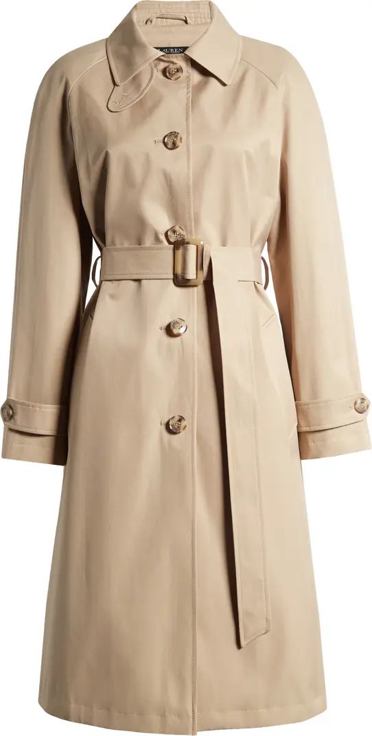 Water Resistant Belted Single Breasted Trench Coat | Nordstrom