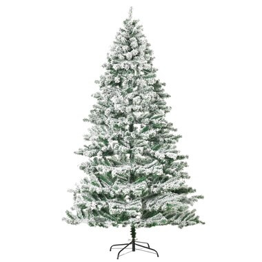 7.5ft Artificial Snow Flocked Christmas Tree | Indigo (CA)