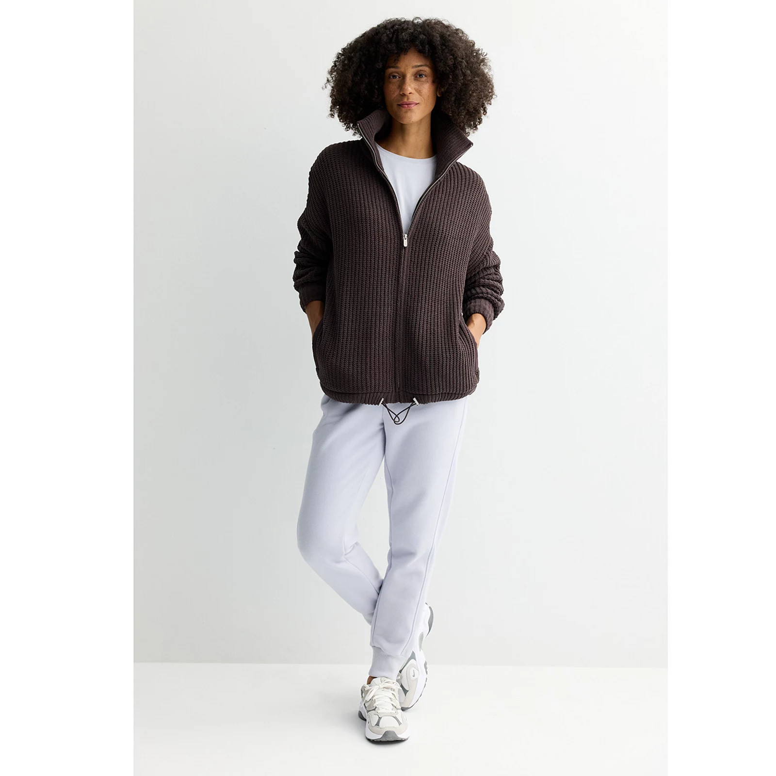 Women's FLX Chenille Zip-Up Commuter Sweater | Kohl's