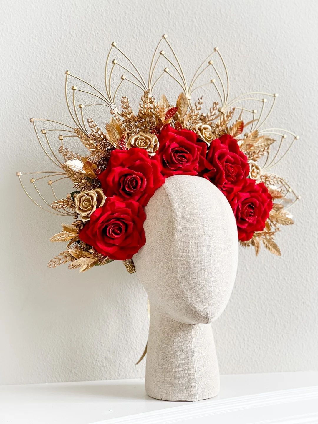 Dia De Muertos Crown,bridal Crown,halo Crown, Day of the Dead Crown, Flower Headpiece, Mexican Fl... | Etsy (US)