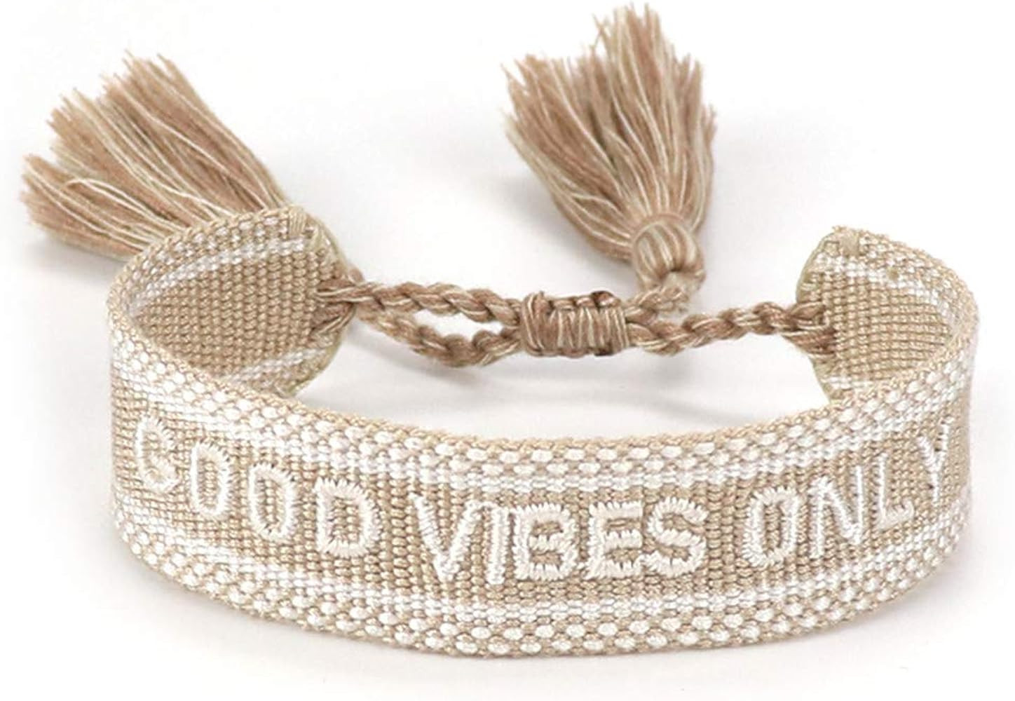 COLORFUL BLING Handmade Nepal Braided Letters Pattern Wrap Bracelets Dreamer Hope Inwrought Inspi... | Amazon (US)